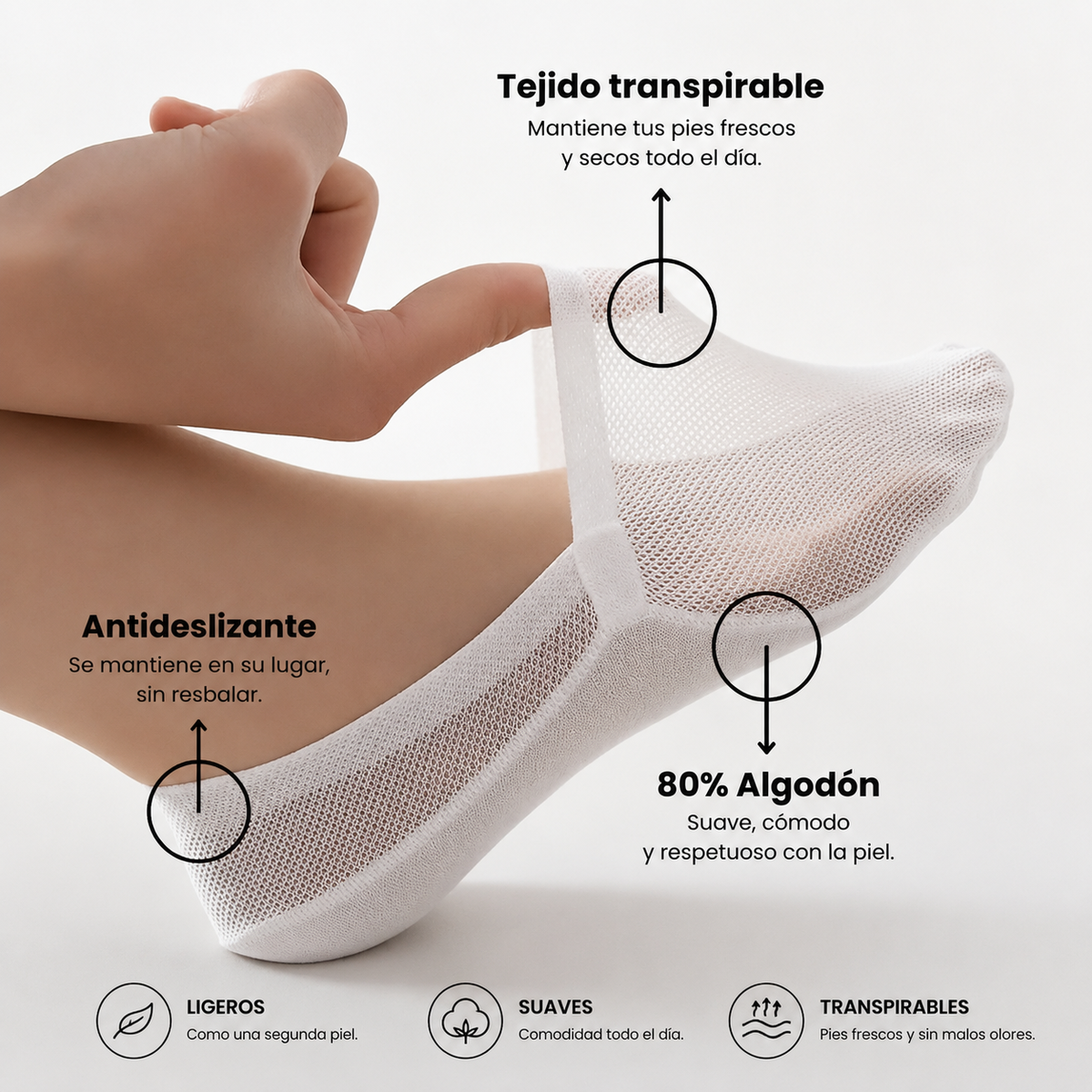 Nube | Non-Slip No-Show Socks