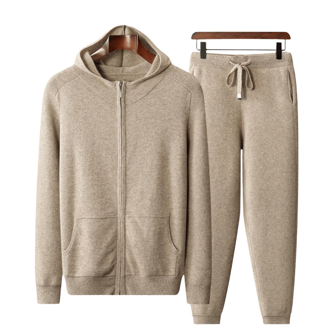 Chándal Hombre Premium 100% Cashmere – Conjunto Elegante y Cómodo