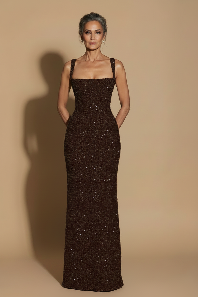 Vestido Valeria | Gala Sirena de Lentejuelas para Bodas y Eventos