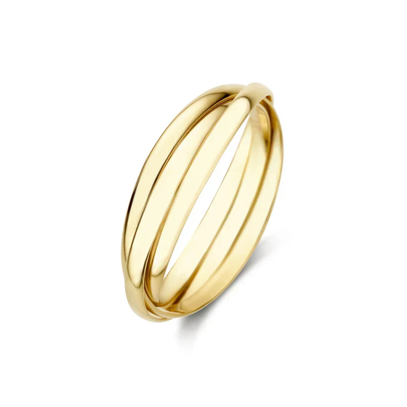 Anillo Lena Trielle Oro Blanco