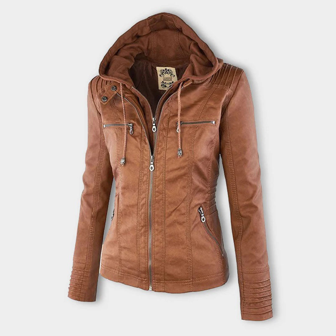 Monika | chaqueta de piel vegana