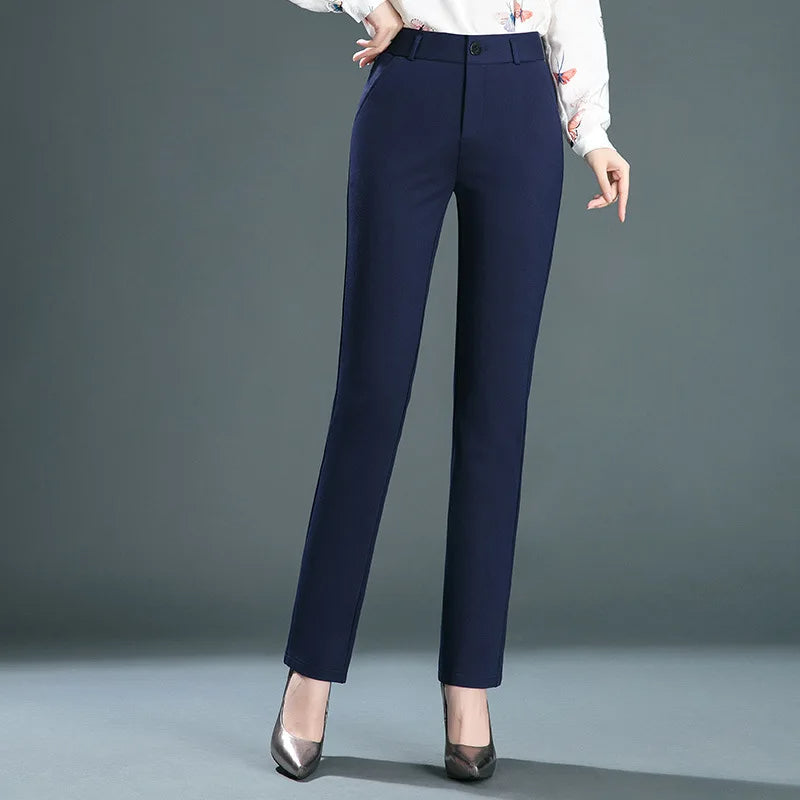 Pantalón de Vestir Elegante para Mujer con Corte Moderno
