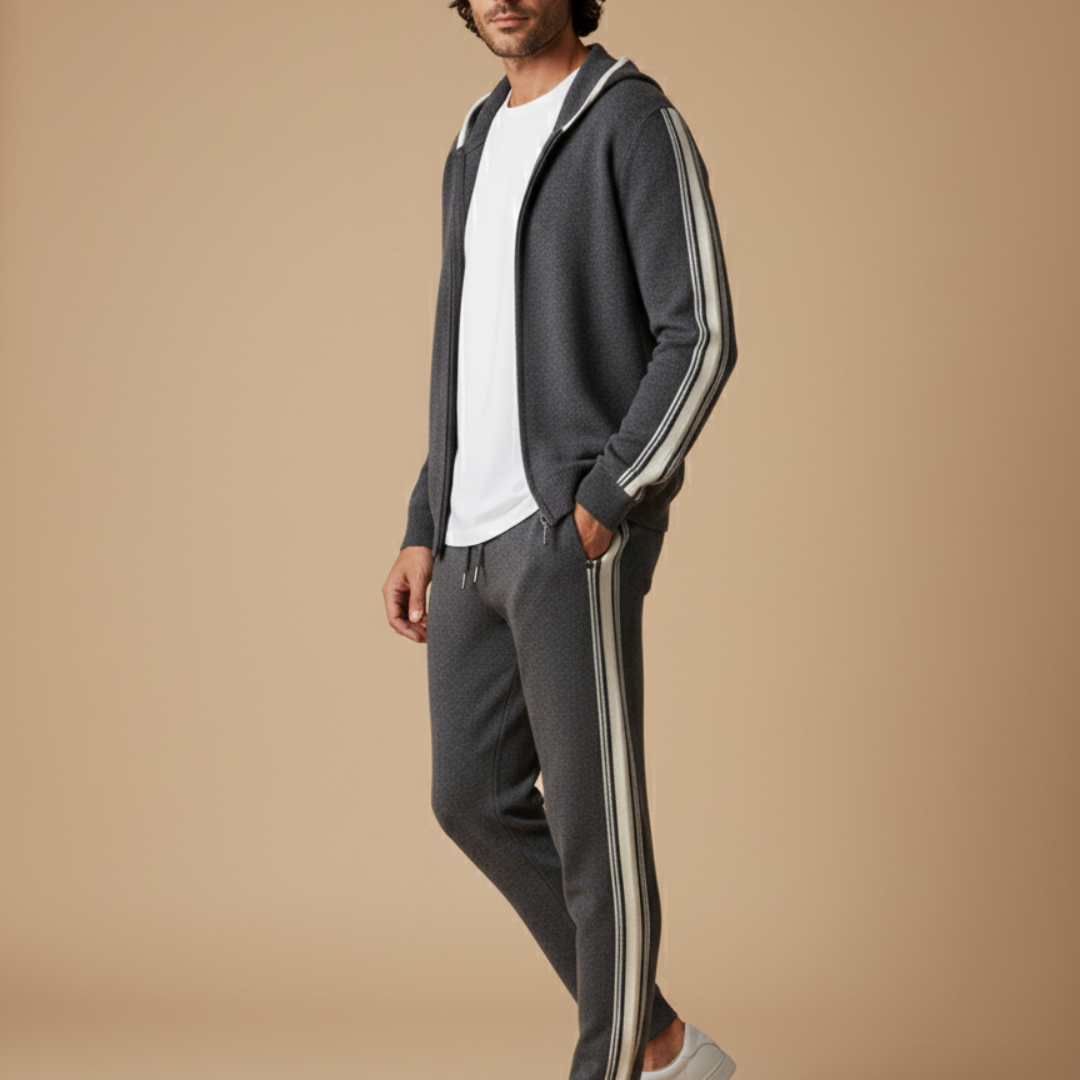 Chándal Hombre Premium 100% Cashmere Damien – Conjunto Elegante