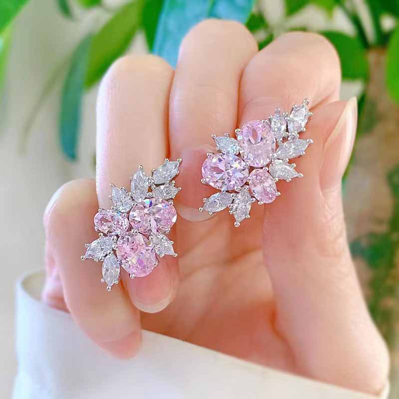 Pendientes Lyra Rubor Floral