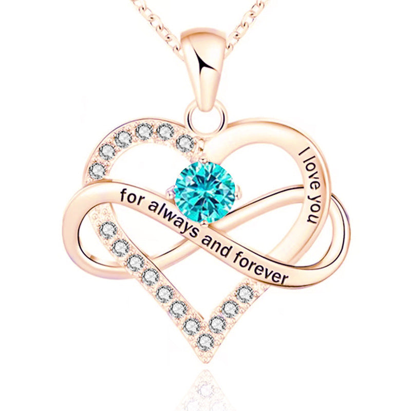 Collar Para Siempre con Piedra de Nacimiento