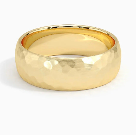 Anillo Texturizado Elric Oro