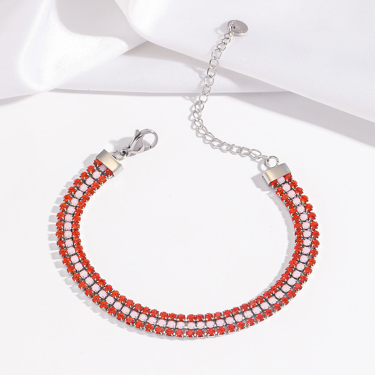 Pulsera Signature Brillo Oro Blanco