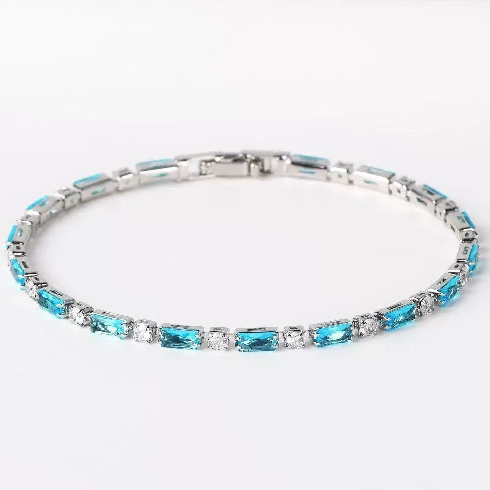 Pulsera Piedra Turquesa Natural Oro
