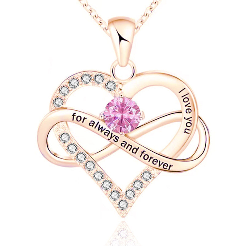 Collar Para Siempre con Piedra de Nacimiento