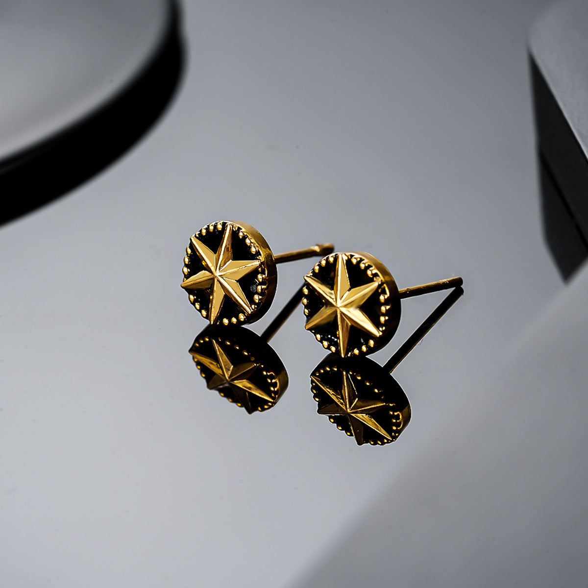 Pendientes Ardyn Estrella del Norte Oro
