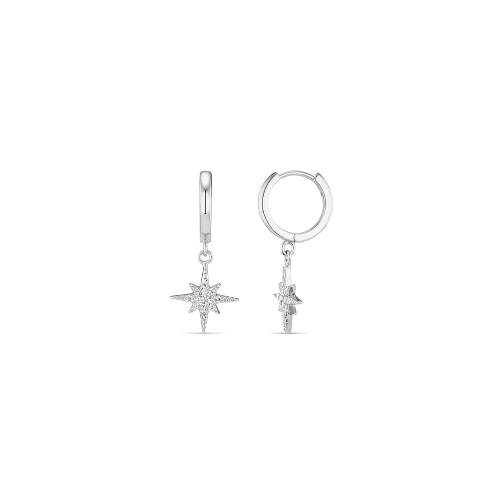 Pendientes Vudú Oro Blanco