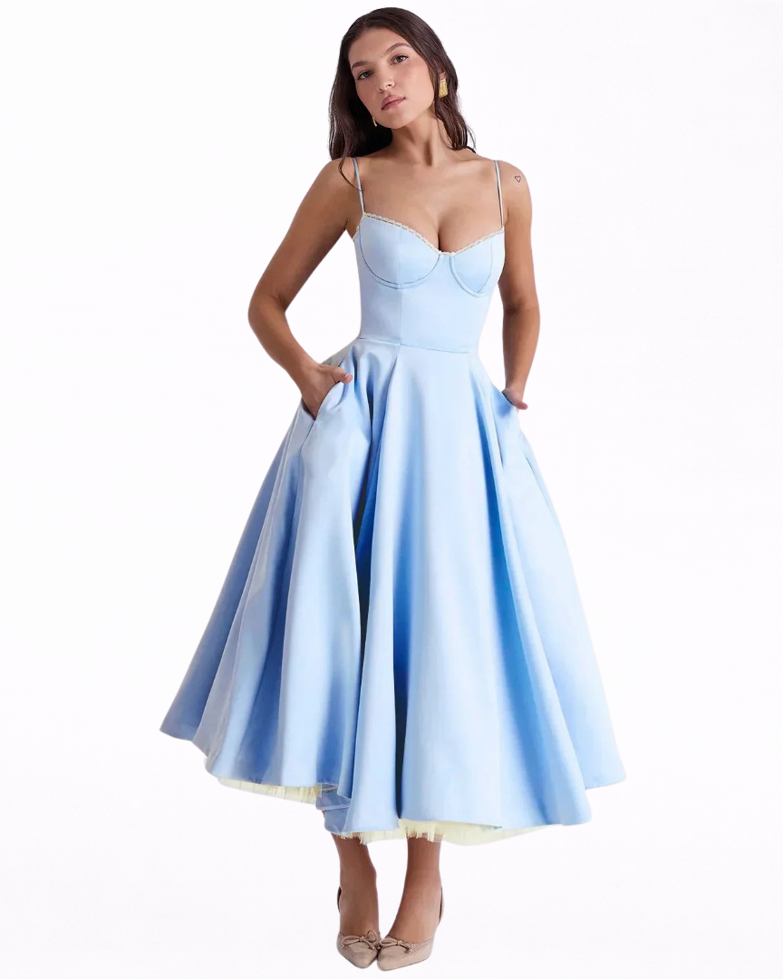 Zafiro | Vestido midi de lujo