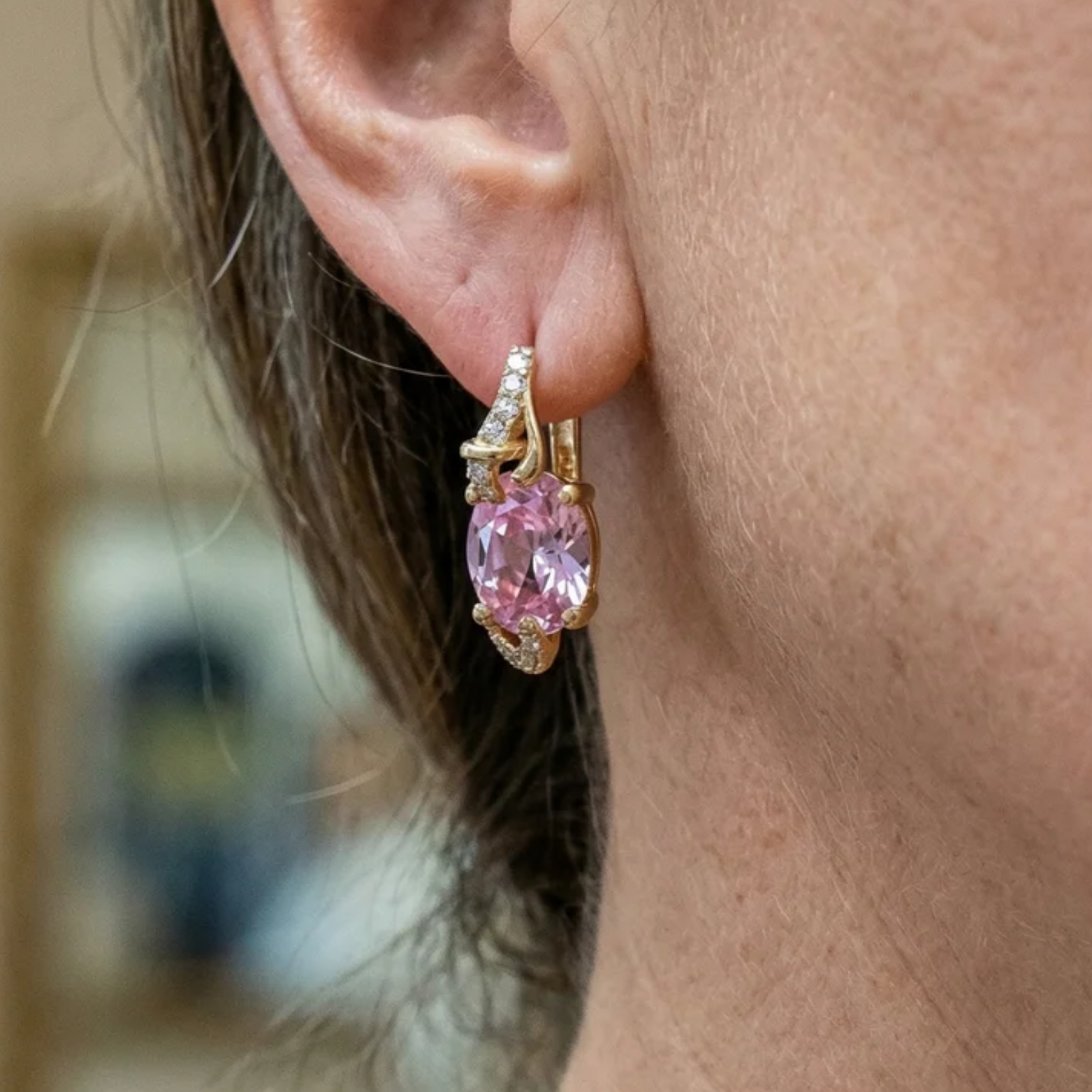 Pendientes Colgantes Rose Amanecer