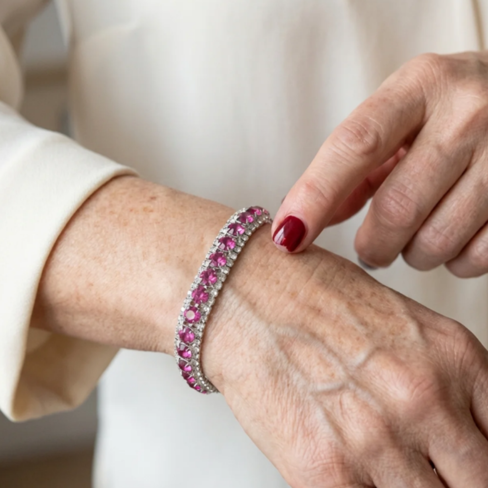 Pulsera Tenis Roseglow
