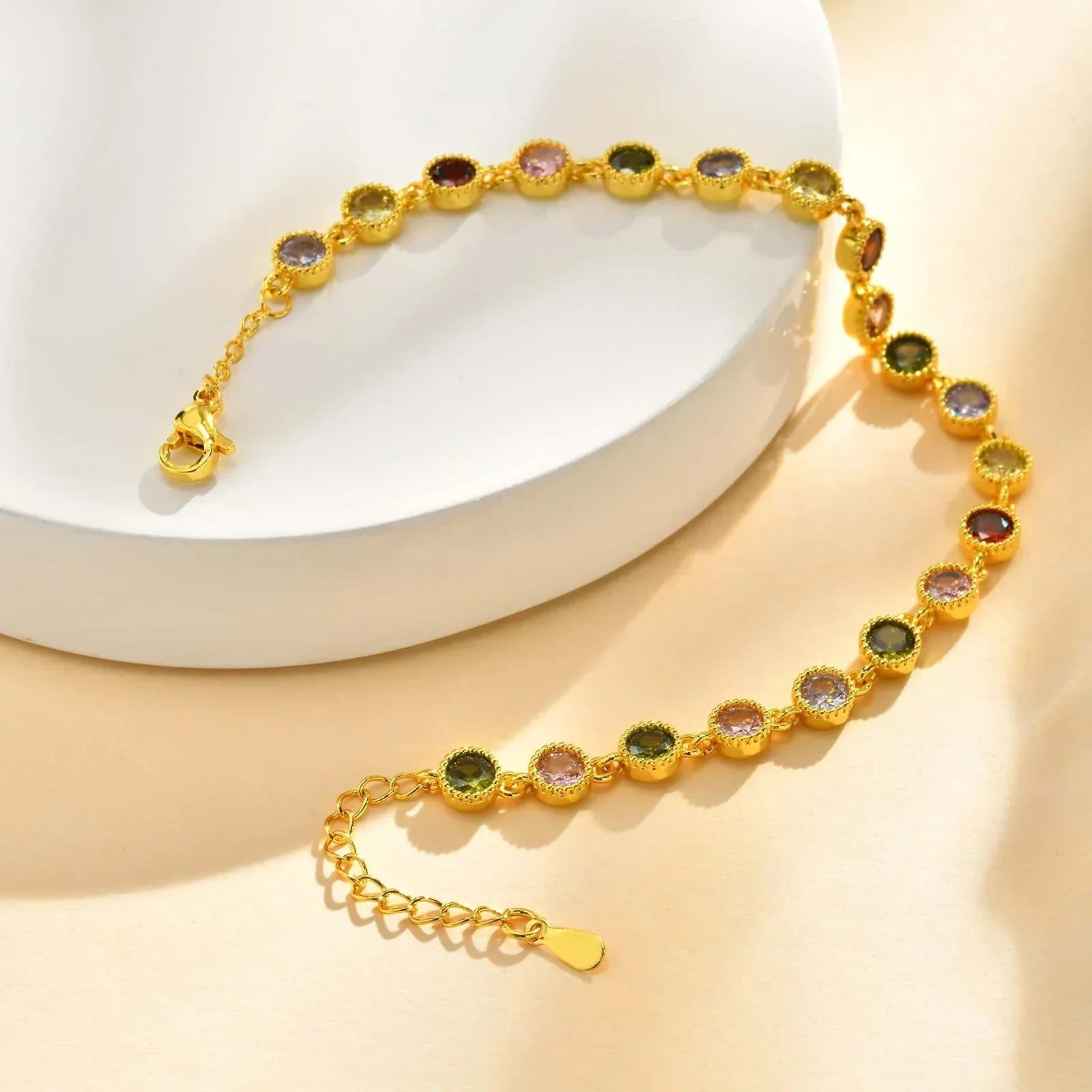 Pulsera Charm Arcoíris Luminoso