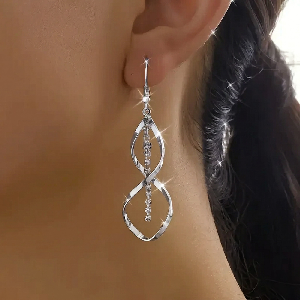 Pendientes Rayo de Sol en Espiral
