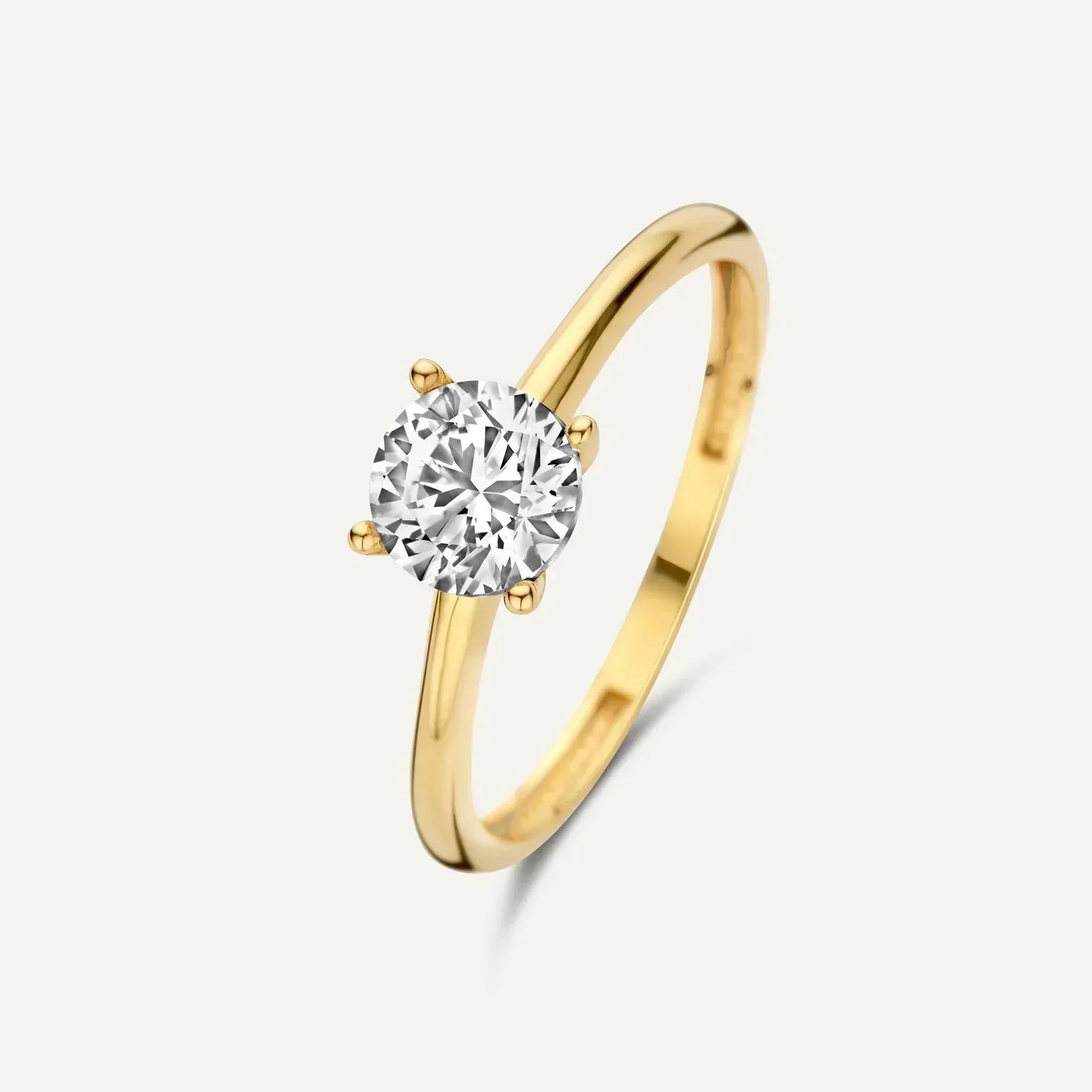 Anillo Savaya Playa Oro Blanco