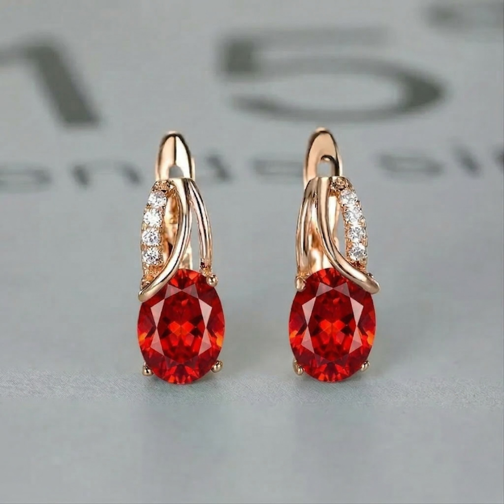 Pendientes Veressa Ruberine