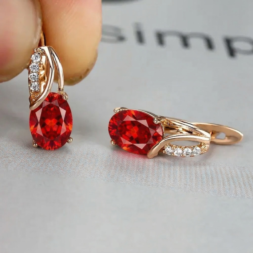 Pendientes Veressa Ruberine