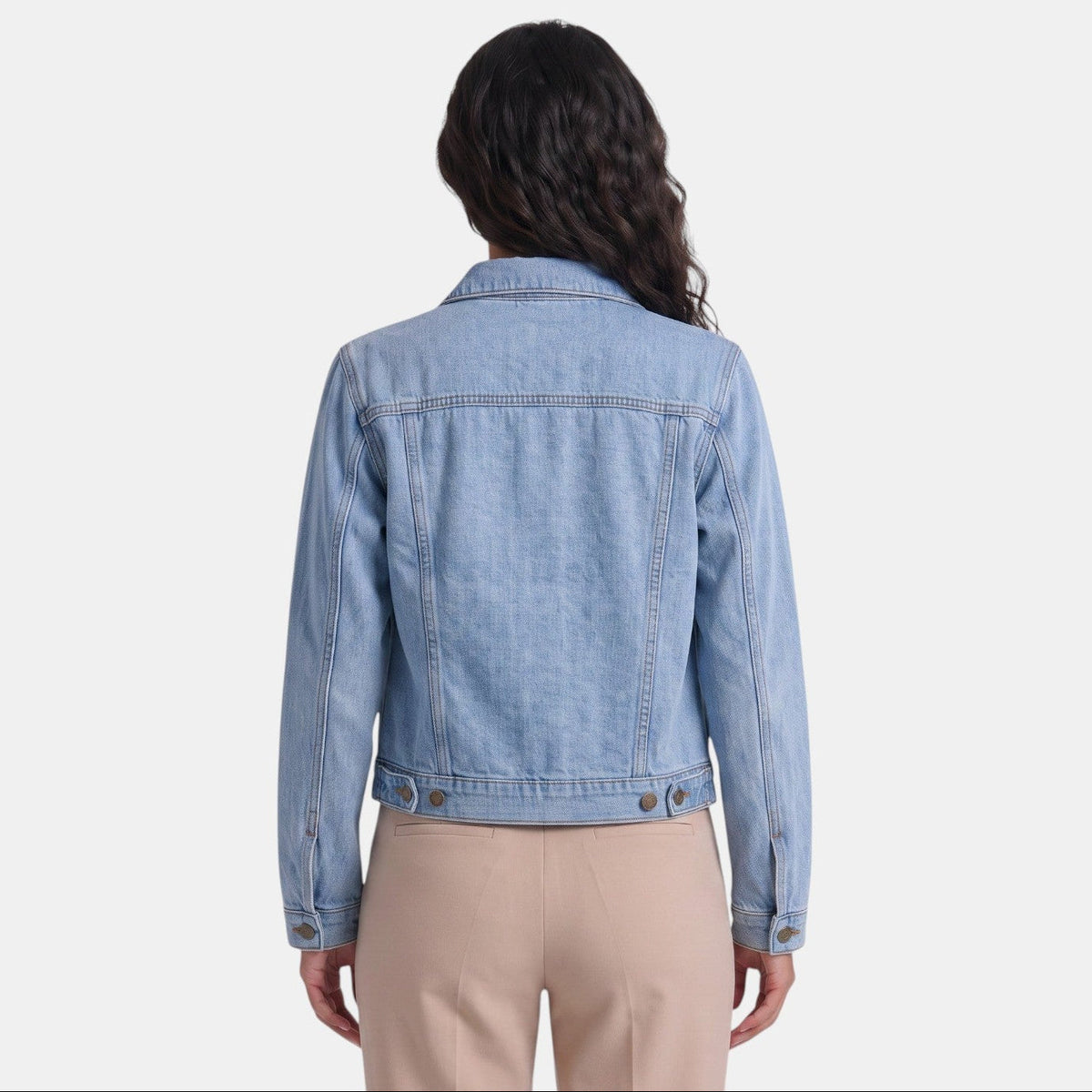 Chaqueta Vaquera Mujer Premium – Corte Recto Clásico