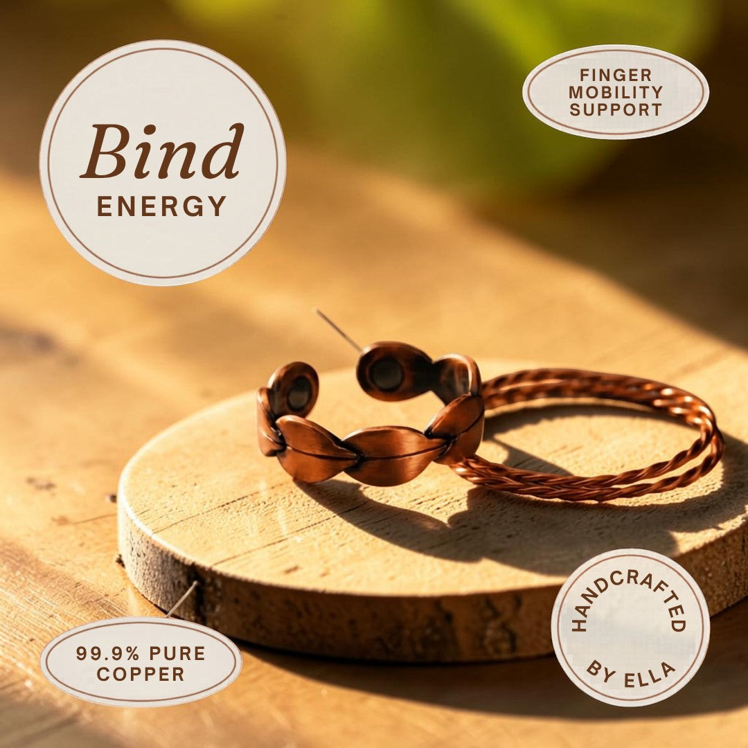 Anillo Nudo de Cobre