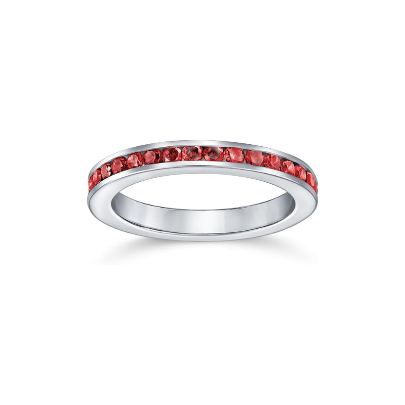 Anillo Eternidad Rubí