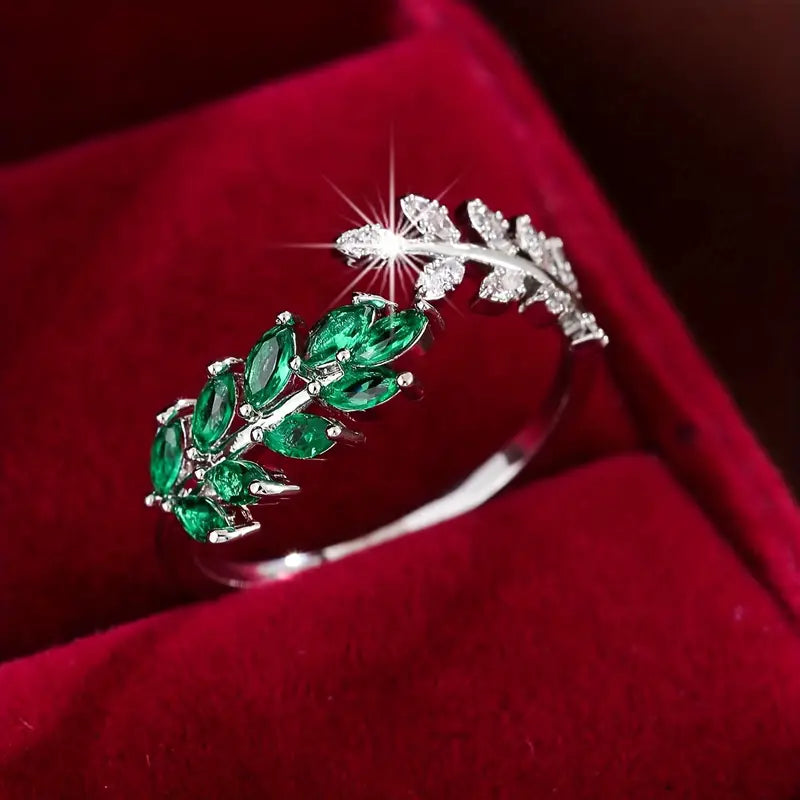 Anillo Vivara Lyselle Esmeralda