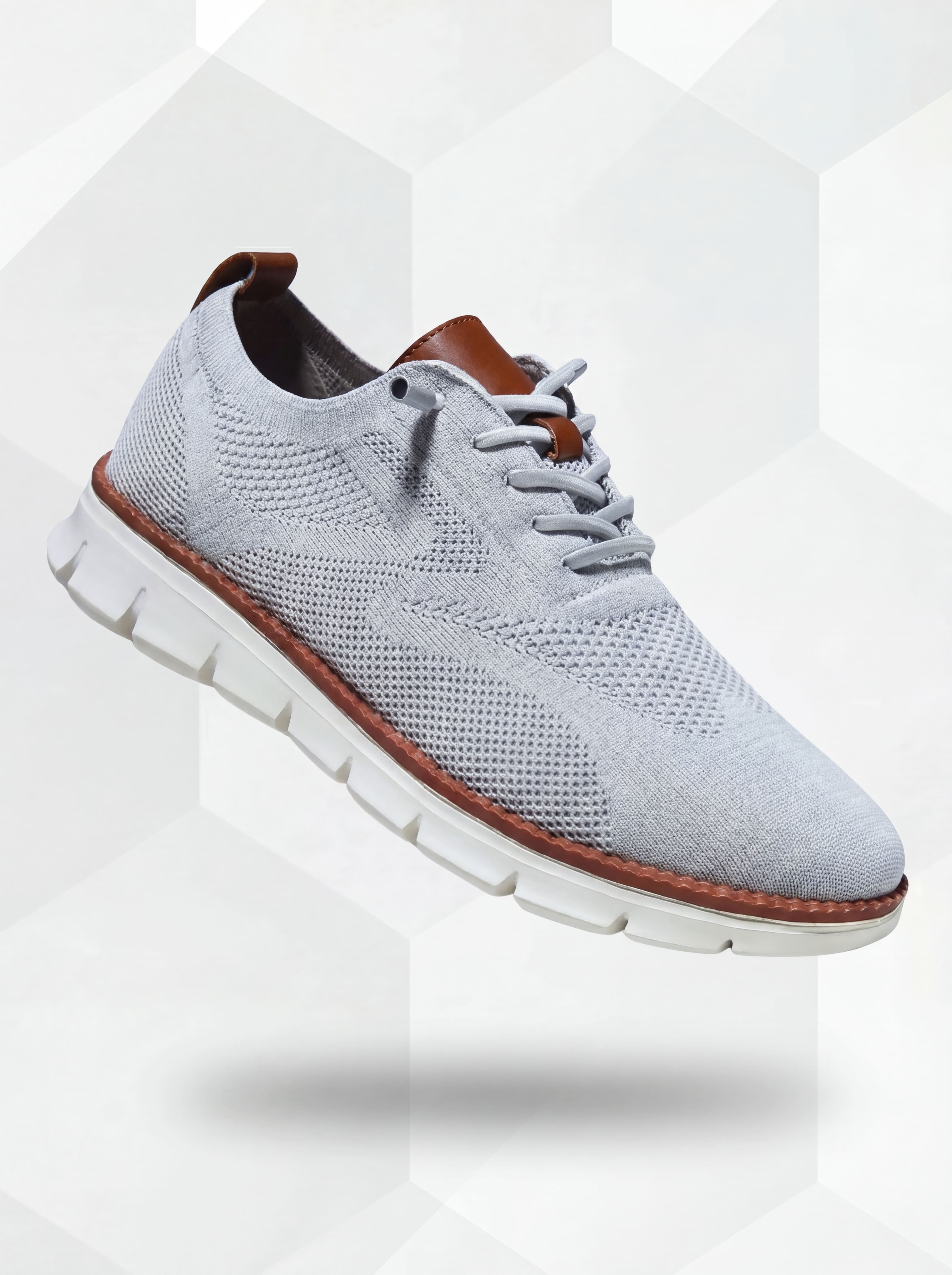 Zapatos Transpirables LightWalk: Gris Claro