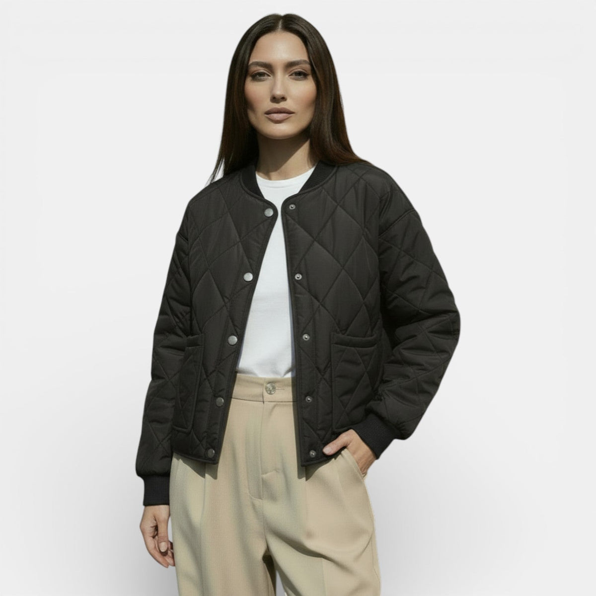 Chaqueta Acolchada Ligera para Mujer