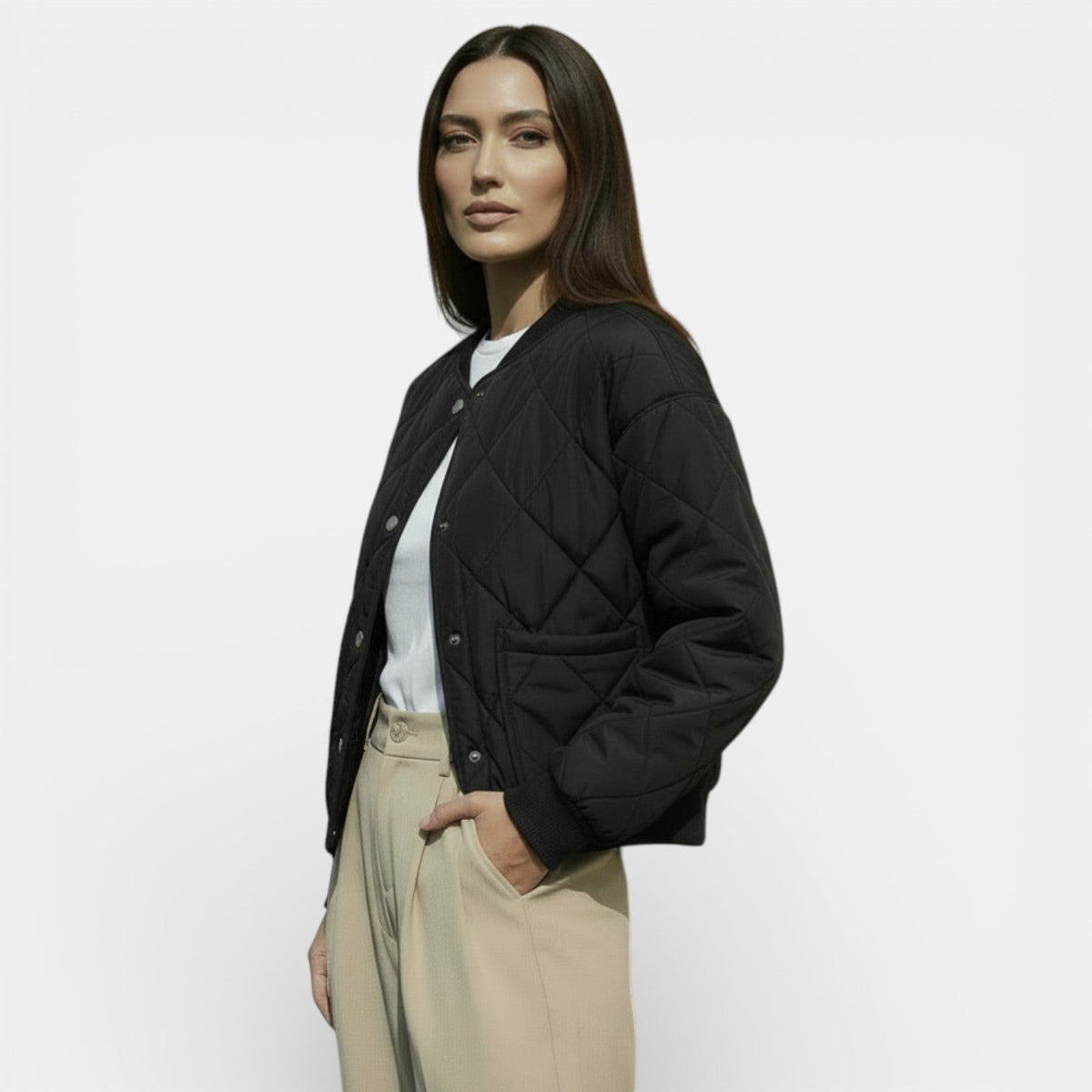Chaqueta Acolchada Ligera para Mujer