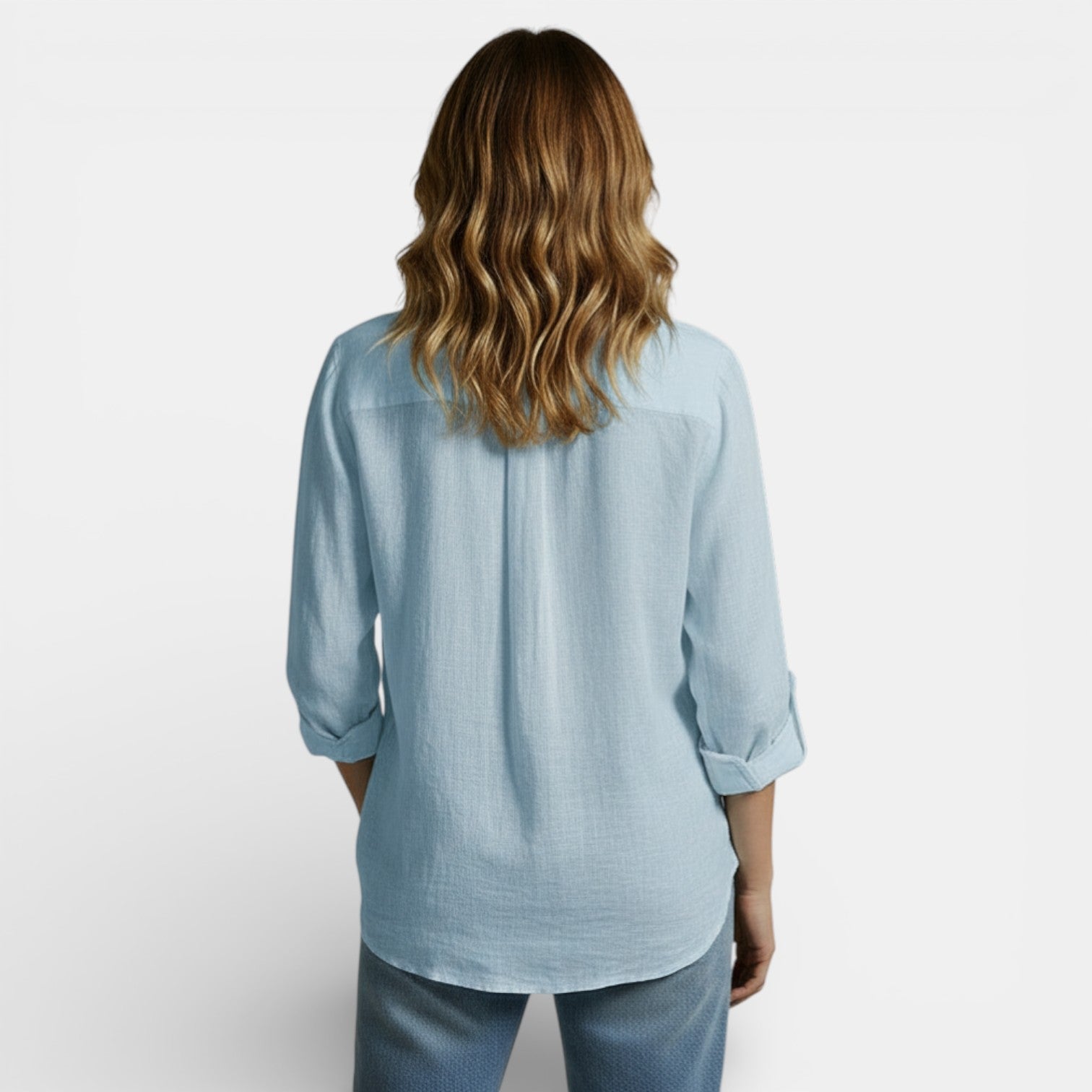Blusa da Donna Primaverile con Bottoni Elegante