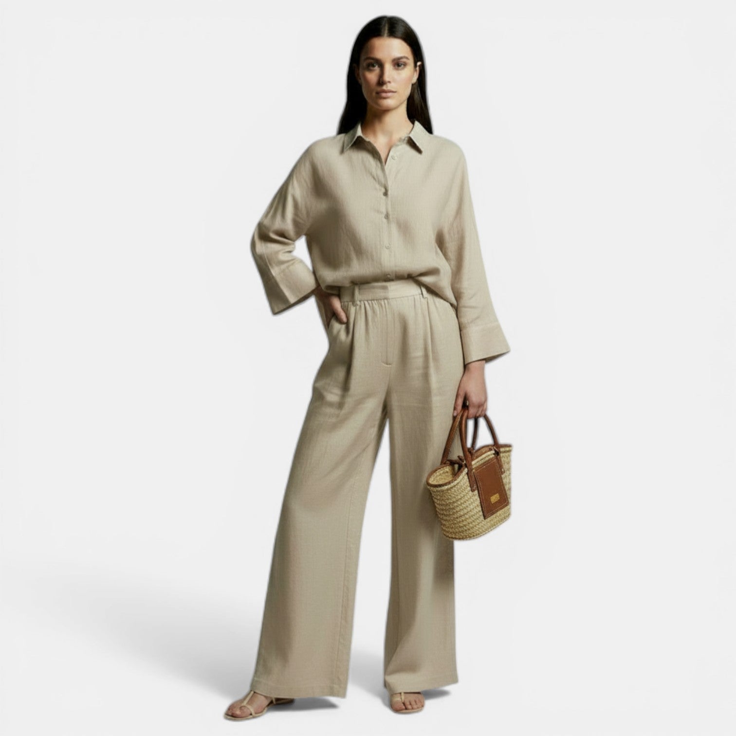 Women's Spring Linen Set