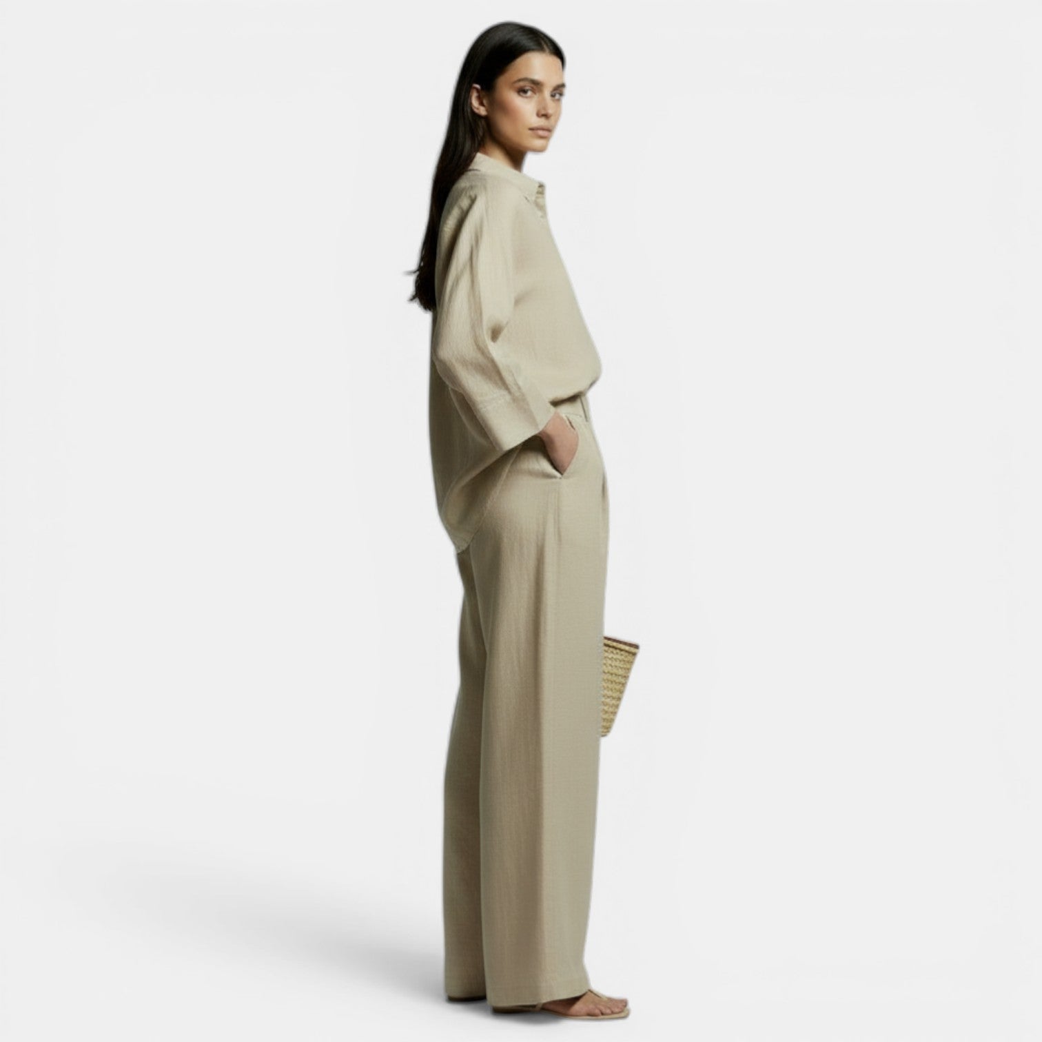 Women's Spring Linen Set