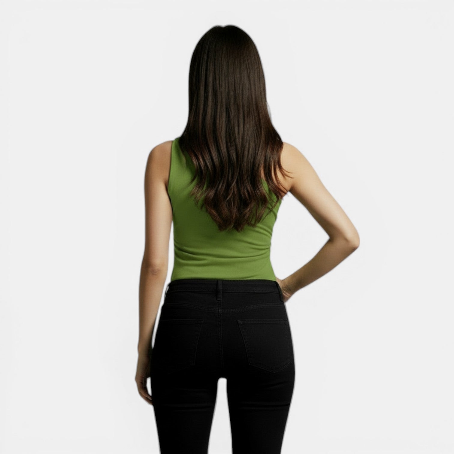 Top Incrociato Elegante Donna Primavera Slim Fit Moda Chic