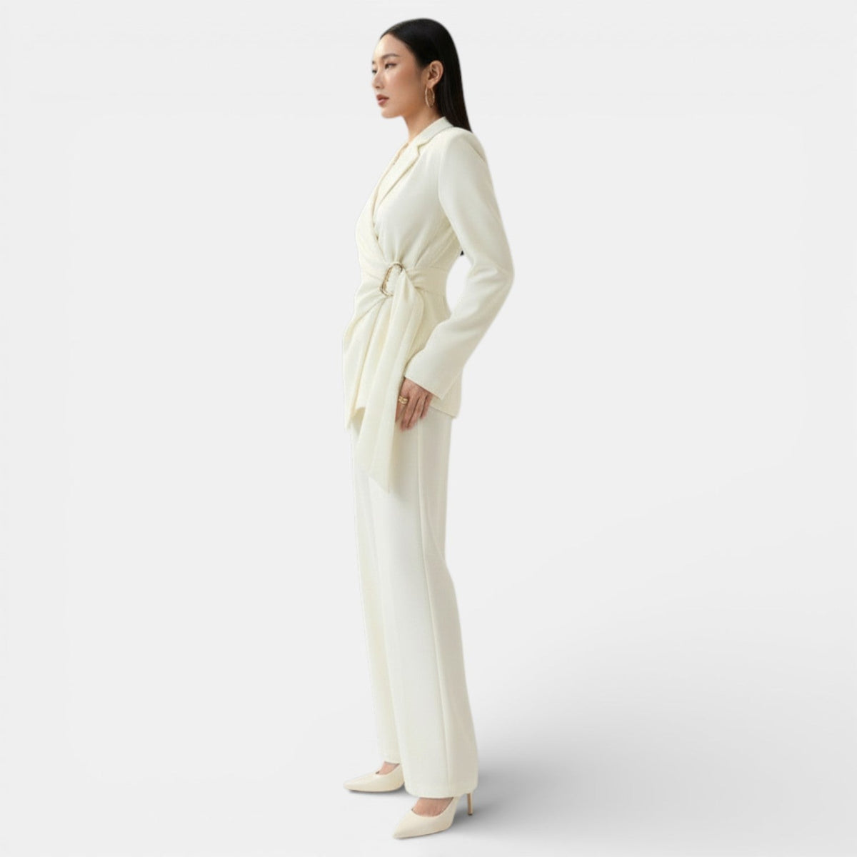 Conjunto Traje Mujer Blazer con Cordones