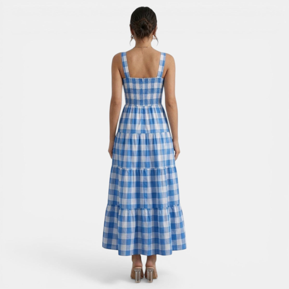 Vestido Midi Mujer Estampado Geométrico