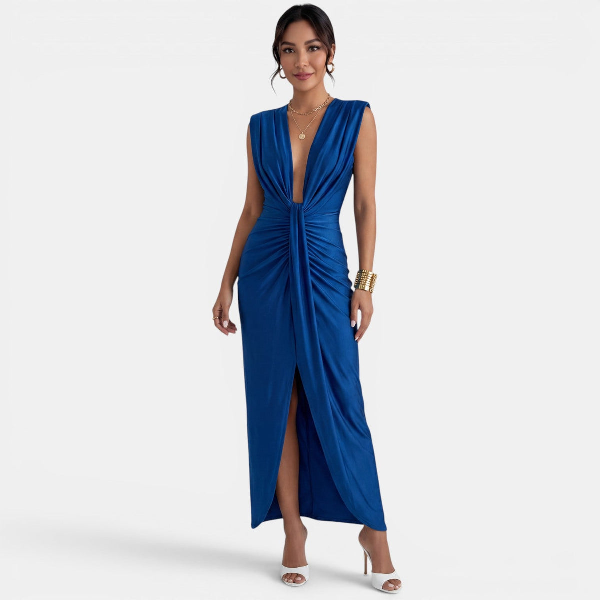 Vestido Largo Ajustado Elegante Mujer