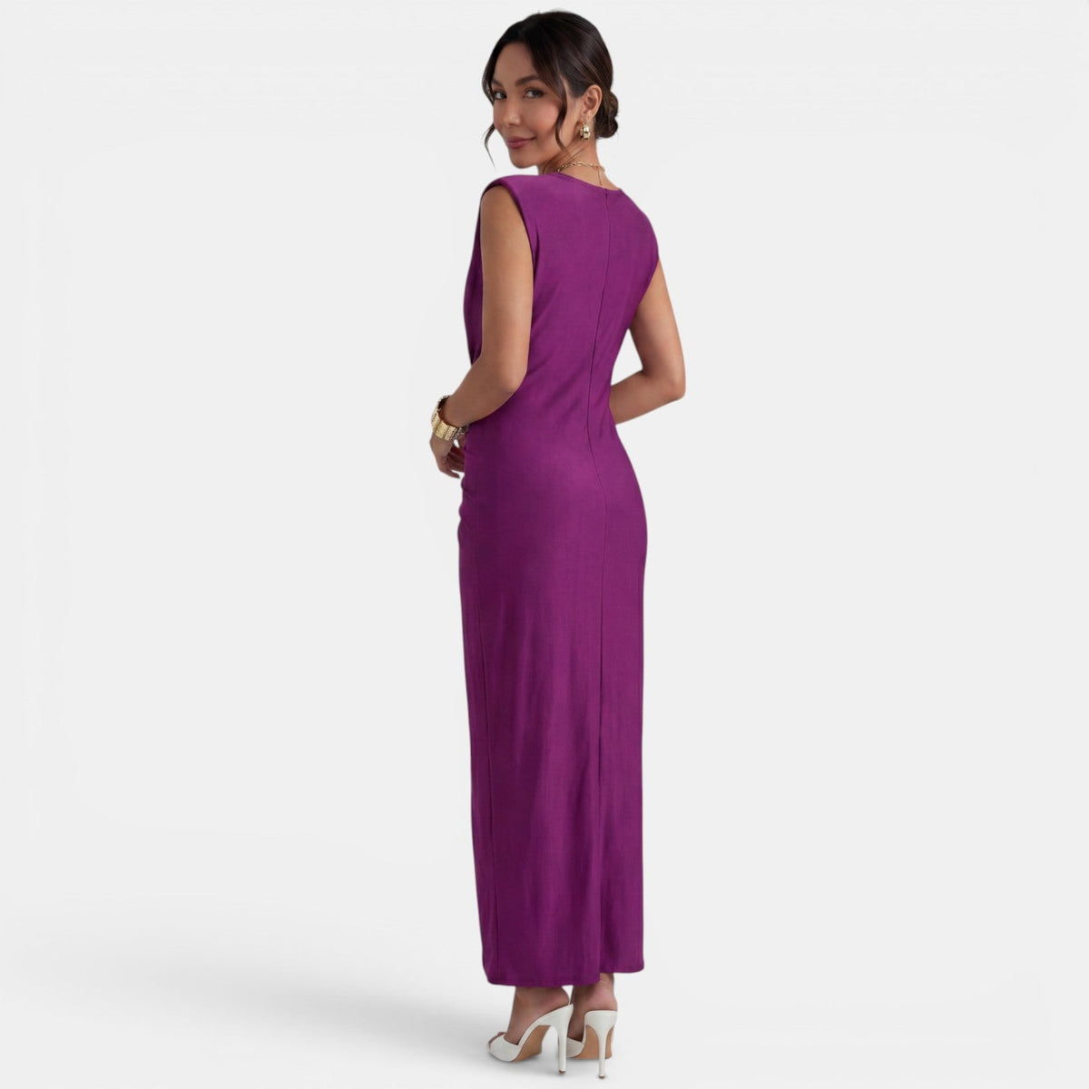 Vestido Largo Ajustado Elegante Mujer
