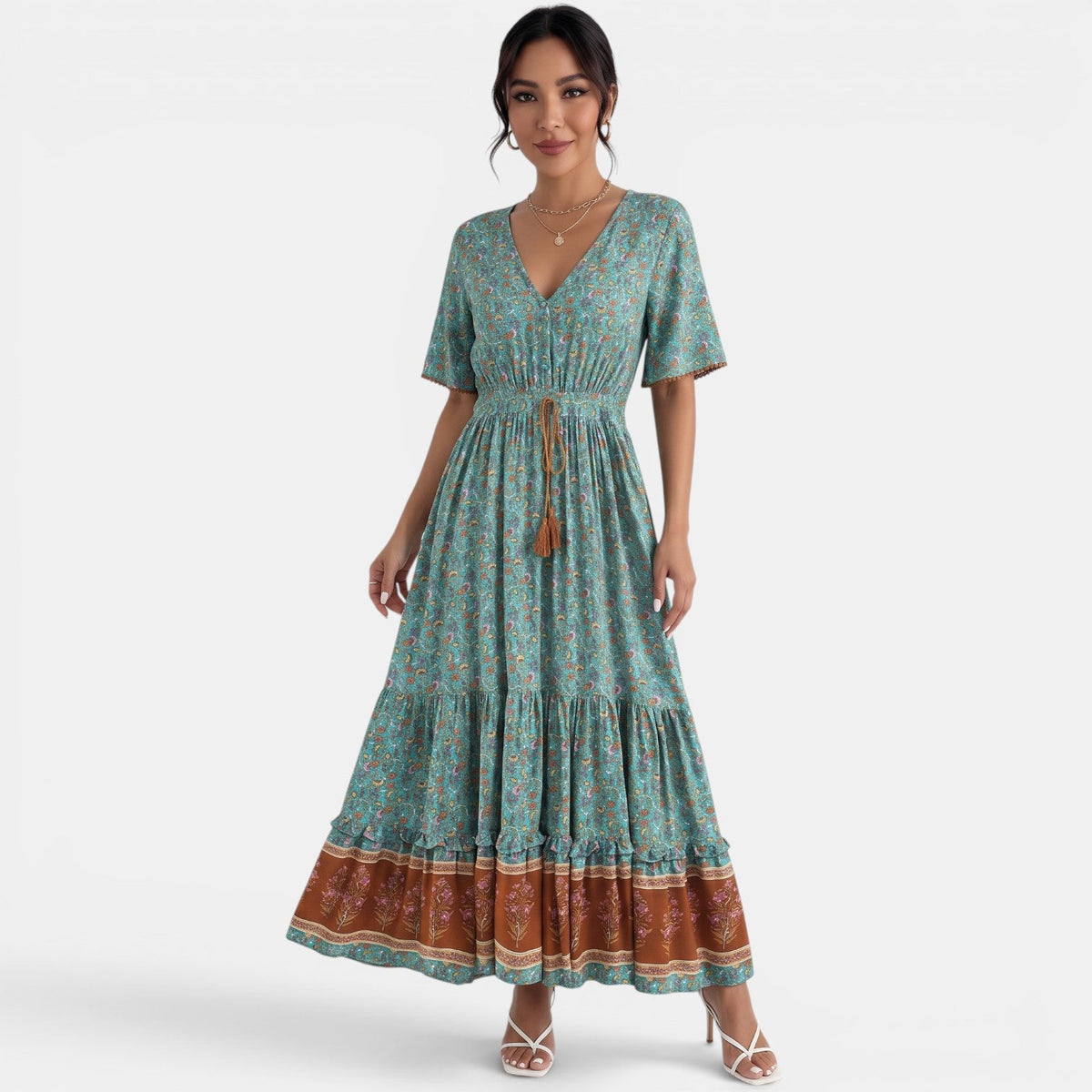 Vestido Boho Verano Mujer