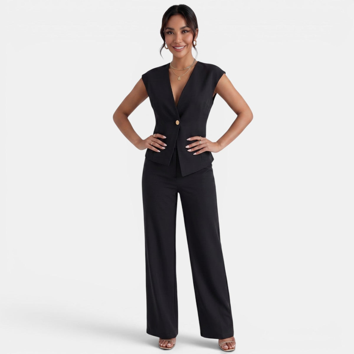 Conjunto Mujer Blazer Pantalón Elegante