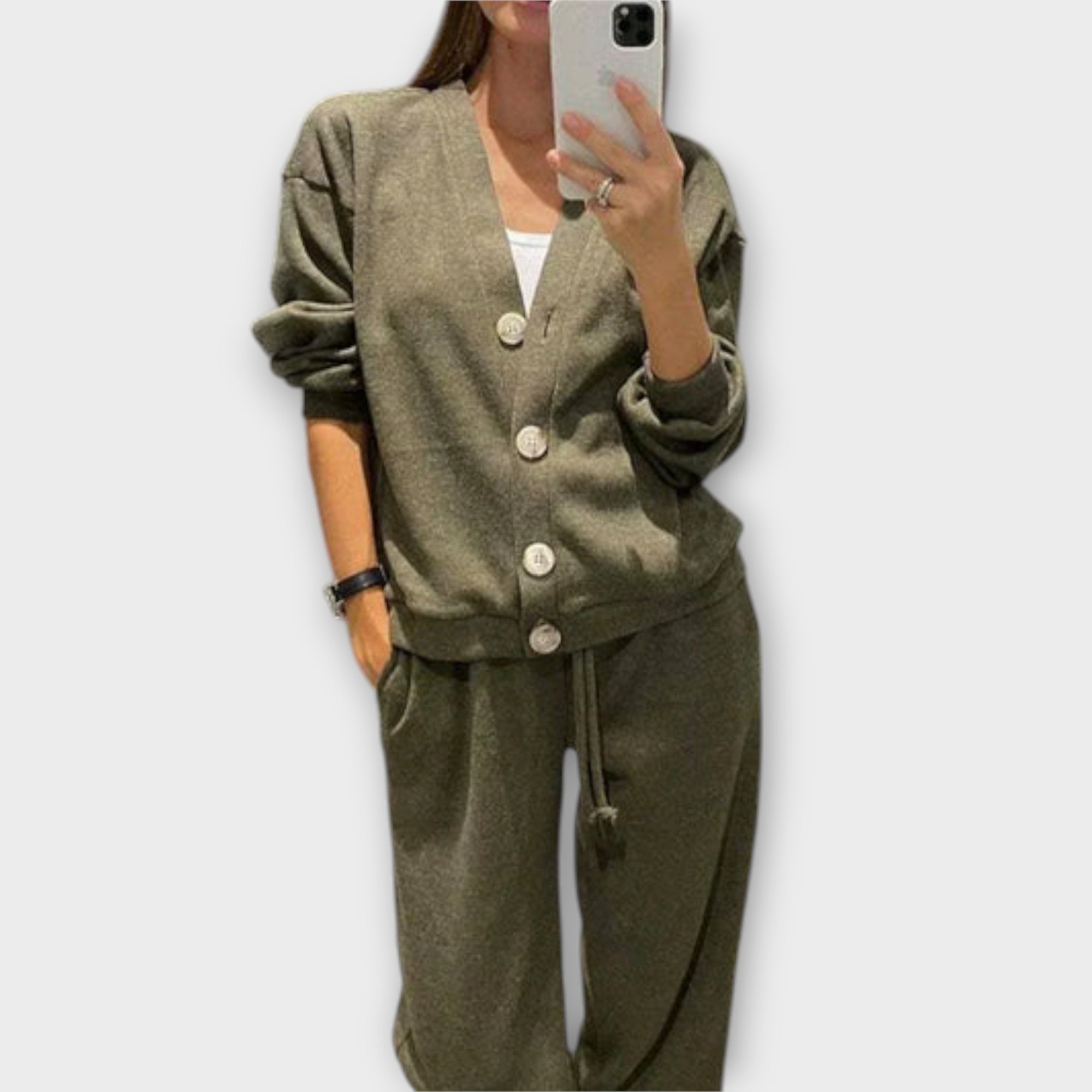 Hedviga - Set maglione e pantaloni in maglia