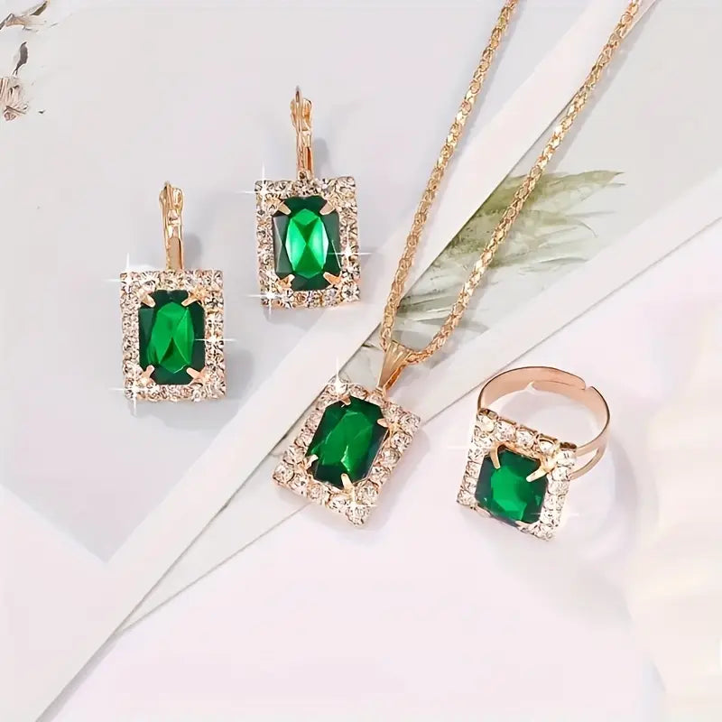 Set de Joyería Sylvara Greenveil