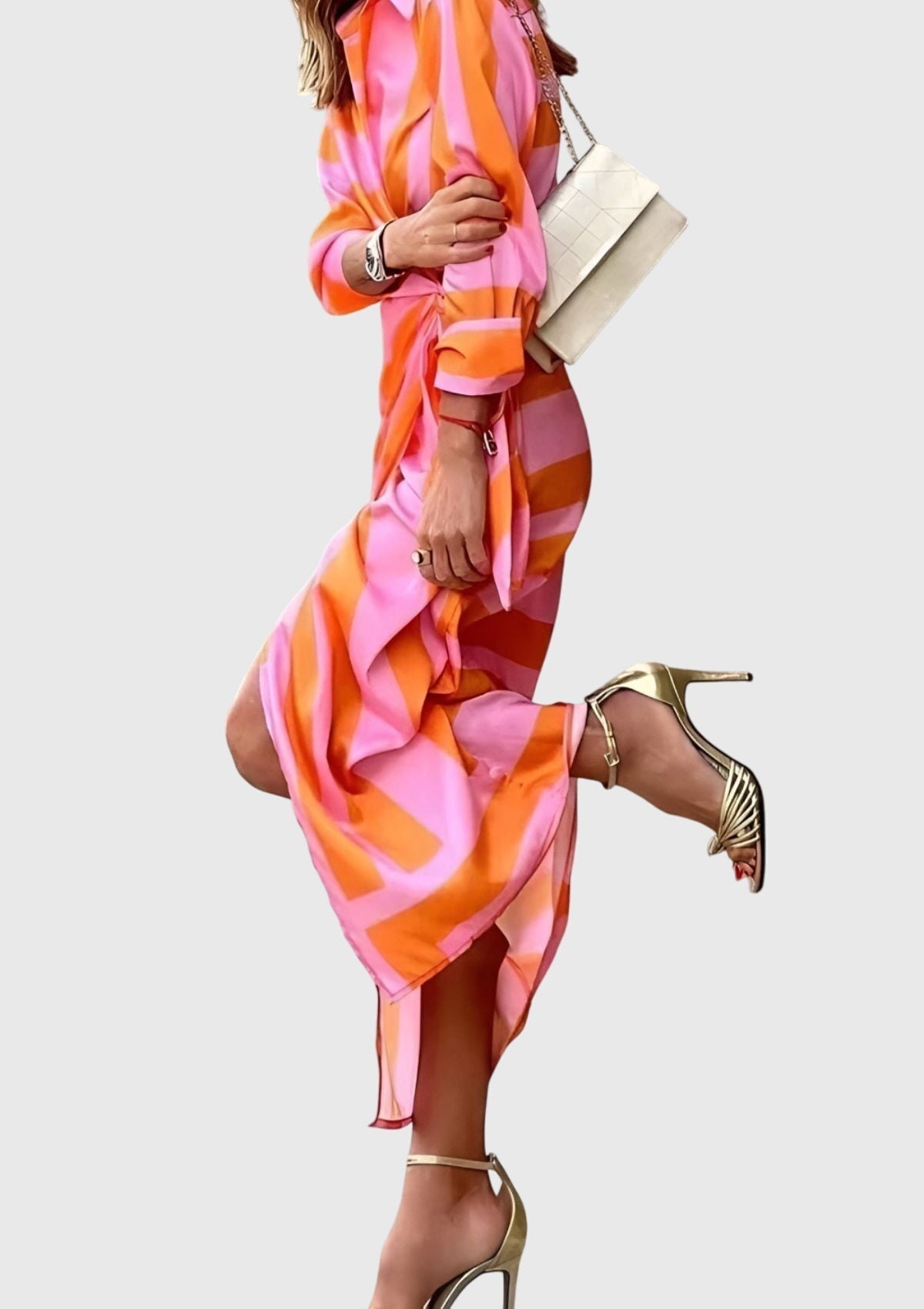 Aurora | Vestido Cruzado Estampado