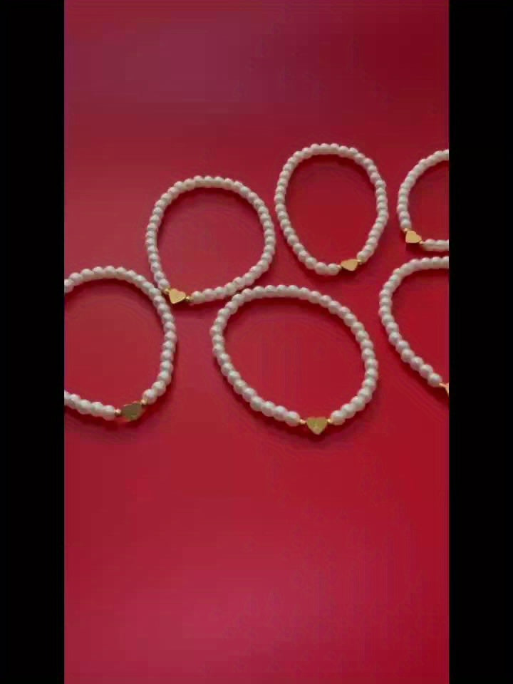Pulsera Chic con Inicial en Corazón (A-Z)