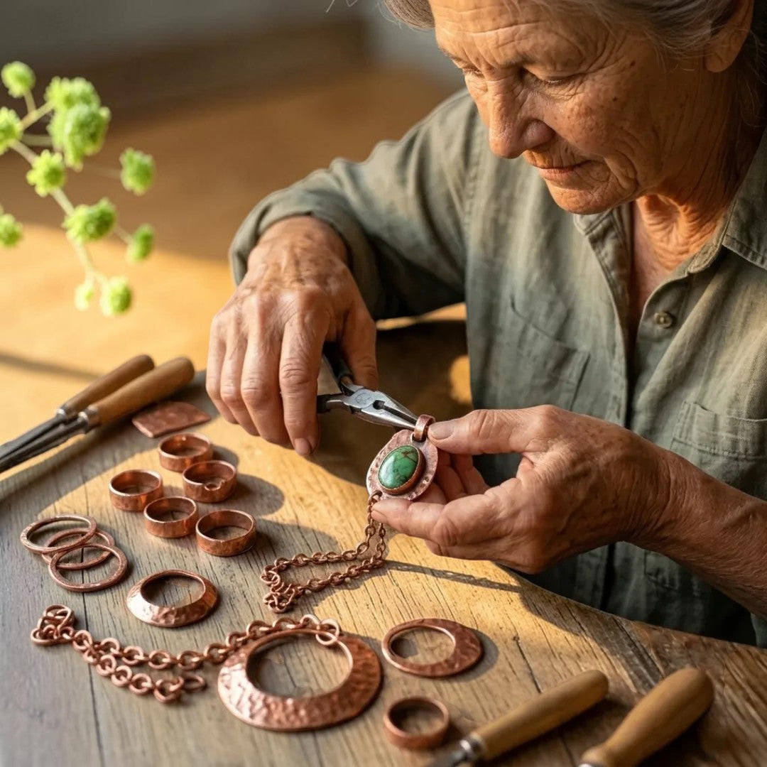 Pendientes Aro de Cobre