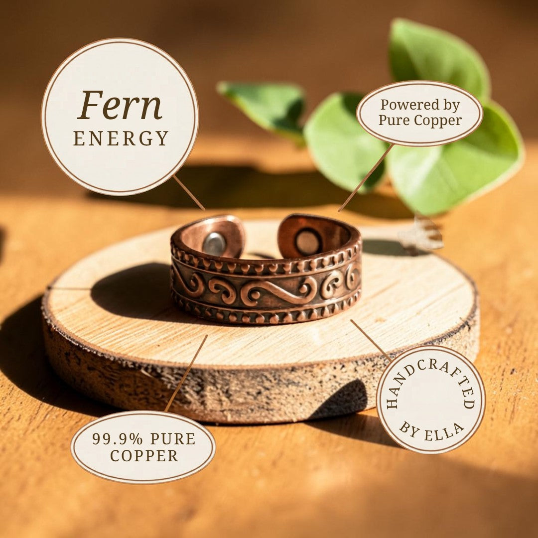 Anillo Helecho de Cobre