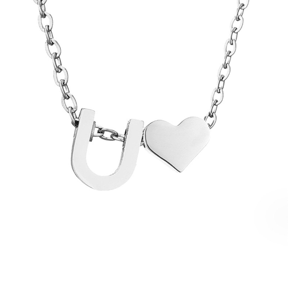 Collar Inicial Atemporal con Corazón