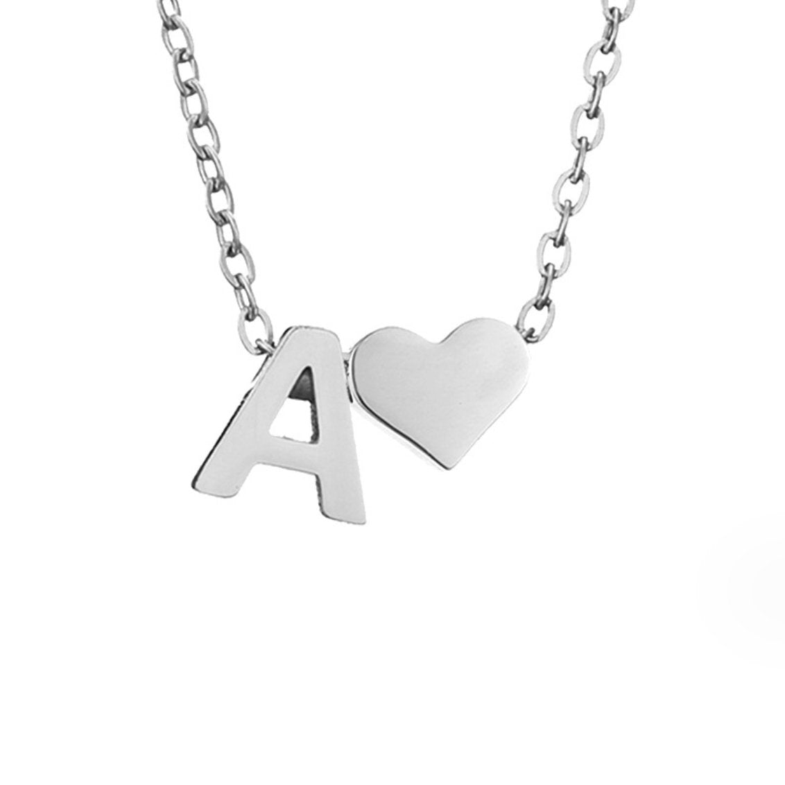 Collar Inicial Atemporal con Corazón