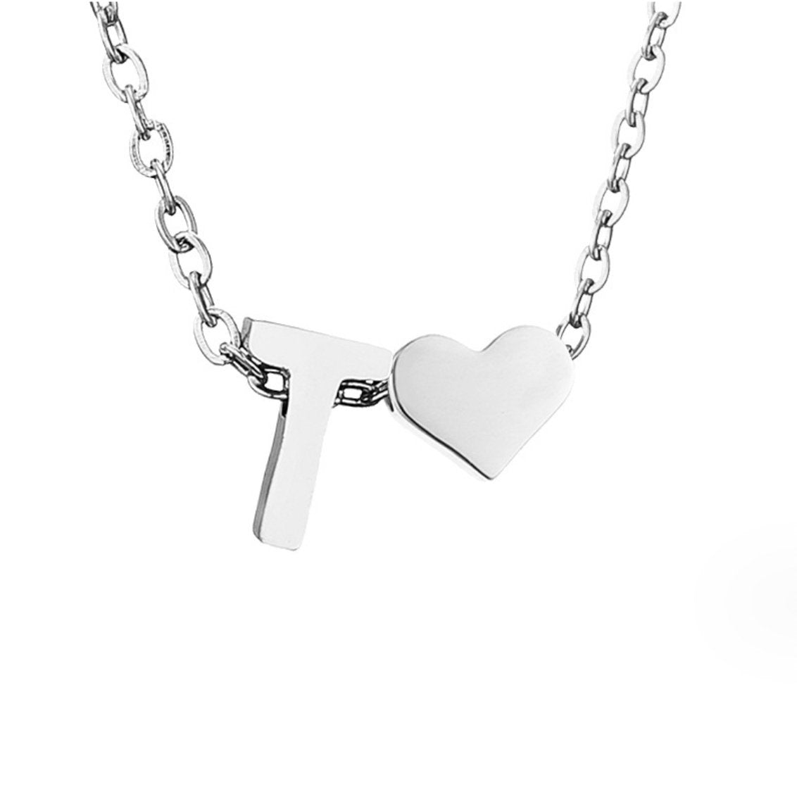 Collar Inicial Atemporal con Corazón