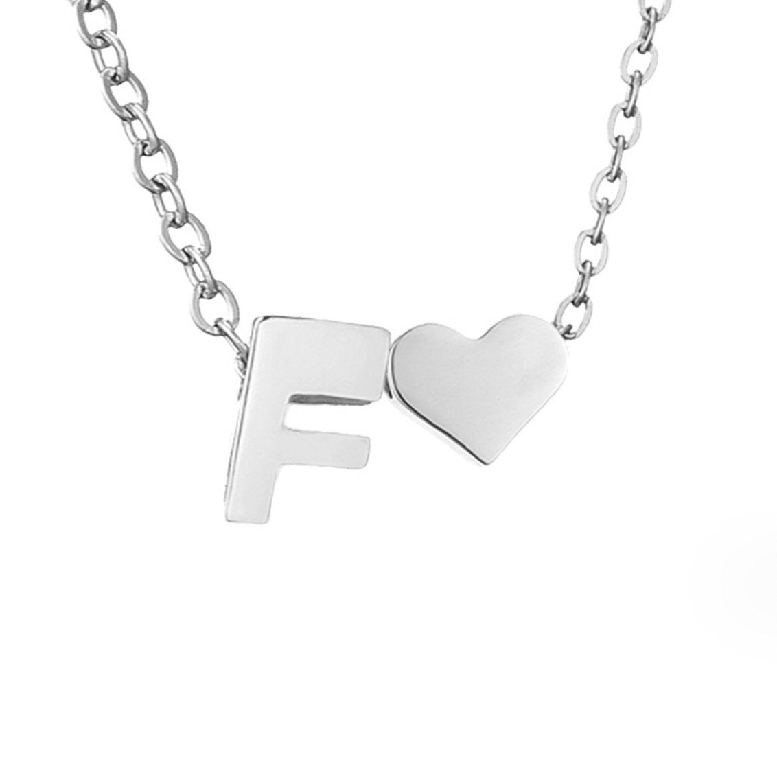 Collar Inicial Atemporal con Corazón